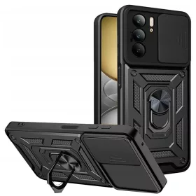   Techsuit - CamShield ütésálló tok - Realme C75 / Realme 14x - Fekete