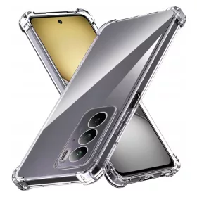   Techsuit - Shockproof Átlátszó Ütésálló Szilikon tok - Realme C75 - Átlátszó