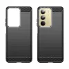 Techsuit - Carbon szilikon tok - Realme C75 / Realme 14x - Fekete