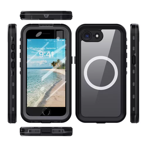ShellBox - Waterproof IP68 Case - iPhone 16e / iPhone 17e - Black