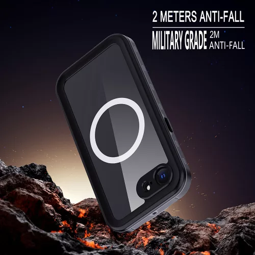 ShellBox - Waterproof IP68 Case - iPhone 16e / iPhone 17e - Black