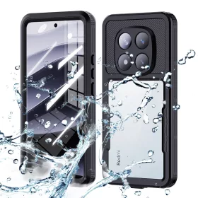   ShellBox - Waterproof IP68 Case - Xiaomi Redmi Note 14 Pro 5G / Poco X7 - Black