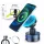 Techsuit - Premium Autós tartó vezeték nélküli töltéssel ChargeMagX (HOLD253) - N52 Mágnes, Powerful Tapadókorong, Műszerfalra - Black