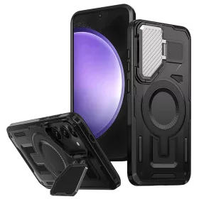   Techsuit - Camvault MagSafe ütésálló tok - Samsung Galaxy S23 FE - Fekete