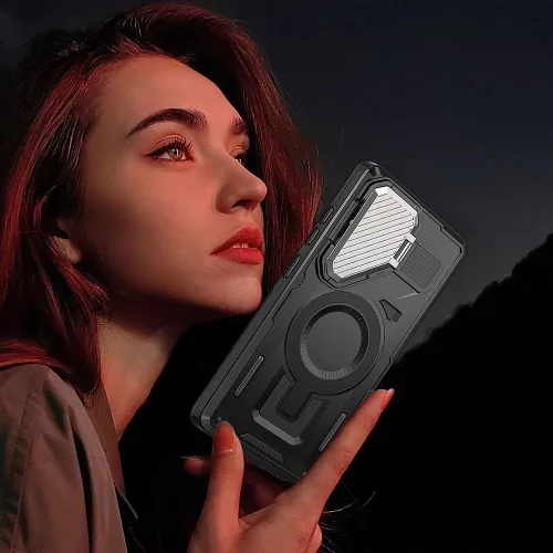Techsuit - Camvault MagSafe ütésálló tok - Samsung Galaxy S23 FE - Fekete