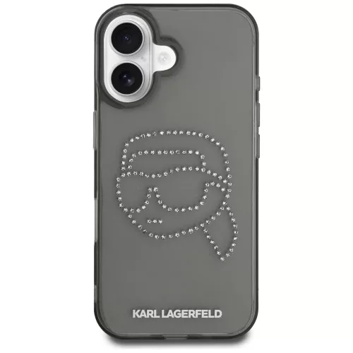 Karl Lagerfeld - IML Rhinestones (KLHCP16SHKHDCELK) - iPhone 16 - Karl Head