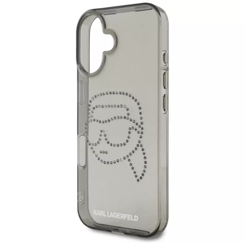 Karl Lagerfeld - IML Rhinestones (KLHCP16SHKHDCELK) - iPhone 16 - Karl Head