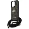 Guess - Keménytok 4G Nagy Logó Zsinóros Pánttal (GUHCP16LP4GMGCRW) - iPhone 16 Pro - Barna
