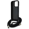 Guess - Keménytok 4G Nagy Logó Zsinóros Pánttal (GUHCP16LP4GMGCRW) - iPhone 16 Pro - Barna