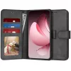 Techsuit - Diary Book kinyitható tok - Oppo Reno13 Pro - Fekete