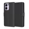 Techsuit - Leather Folio - Oppo Reno13 F 4G / Reno13 F 5G / Reno13 FS 5G - Black