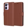 Techsuit - Leather Folio - Oppo Reno13 F 4G / Reno13 F 5G / Reno13 FS 5G - Brown
