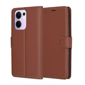   Techsuit - Leather Folio - Oppo Reno13 F 4G / Reno13 F 5G / Reno13 FS 5G - Brown