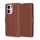 Techsuit - Leather Folio - Oppo Reno13 F 4G / Reno13 F 5G / Reno13 FS 5G - Brown