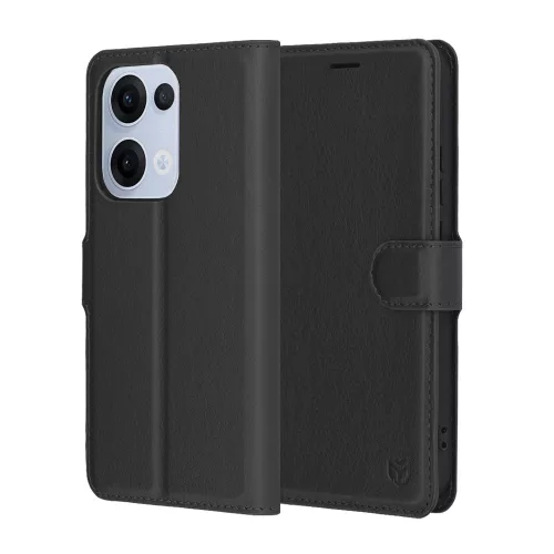 Techsuit - Leather Folio - Oppo Reno13 - Black