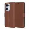 Techsuit - Leather Folio - Oppo Reno13 - Brown