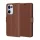 Techsuit - Leather Folio - Oppo Reno13 - Brown