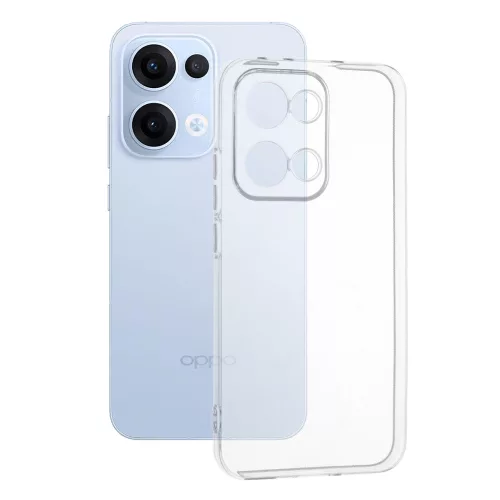 Techsuit - Clear Silicone - Oppo Reno 13 - Átlátszó tok