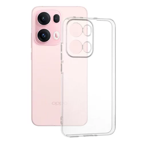 Techsuit - Clear Silicone tok - Oppo Reno13 Pro - Átlátszó