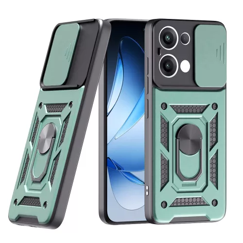 Techsuit - CamShield ütésálló tok - Oppo Reno13 - Zöld