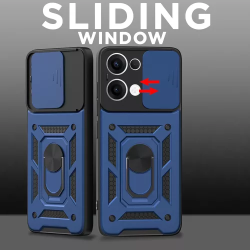 Techsuit - CamShield ütésálló tok - Oppo Reno13 - Zöld