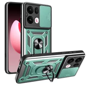   Techsuit - CamShield ütésálló tok - Oppo Reno13 Pro - Zöld