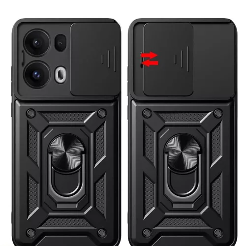 Techsuit - CamShield ütésálló tok - Oppo Reno13 Pro - Zöld