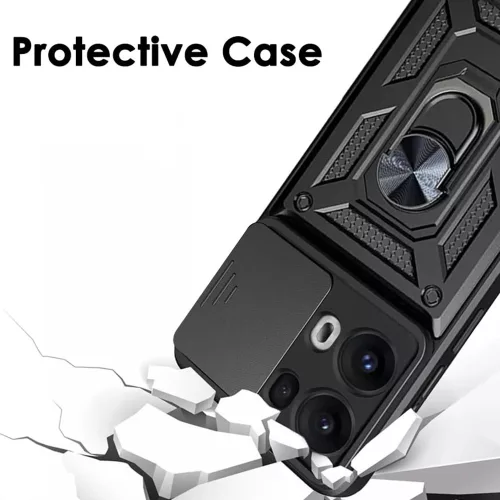Techsuit - CamShield ütésálló tok - Oppo Reno13 Pro - Kék