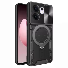   Techsuit - CamGuard Pro tok - Oppo Reno13 F 4G / Reno13 F 5G / Reno13 FS 5G - Fekete