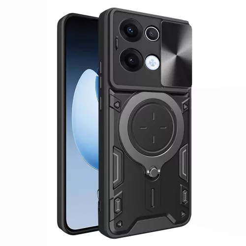 Techsuit - CamGuard Pro tok - Oppo Reno13 - Fekete