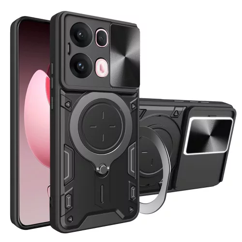 Techsuit - CamGuard Pro tok - Oppo Reno13 Pro - Fekete
