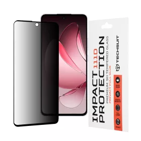   Techsuit - 111D Privacy Full Glue - Oppo Reno13 F 4G / Reno13 F 5G / Reno13 FS 5G - Black