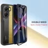 Techsuit - ColorVerse 360 tok kijelzővédővel - Xiaomi Poco X7 Pro - Rózsaszín