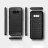 Techsuit - Carbon szilikon tok - Samsung Galaxy S8 - Fekete