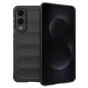 Techsuit - Magic Shield tok - Samsung Galaxy S25 Edge - Fekete