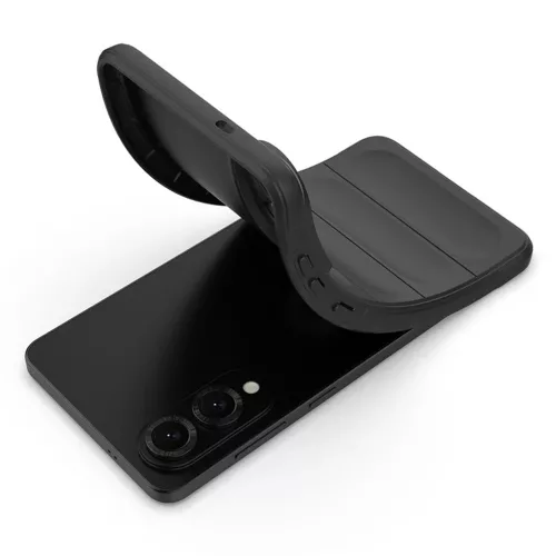 Techsuit - Magic Shield tok - Samsung Galaxy S25 Edge - Fekete