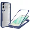 Techsuit - ColorVerse 360 tok kijelzővédővel - Samsung Galaxy S25 Edge - Kék
