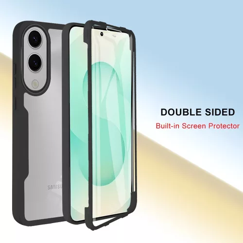 Techsuit - ColorVerse 360 tok kijelzővédővel - Samsung Galaxy S25 Edge - Kék