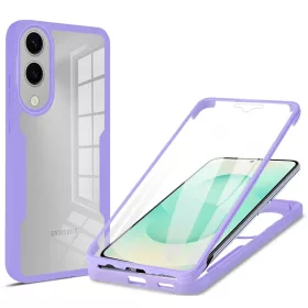   Techsuit - ColorVerse 360 tok kijelzővédővel - Samsung Galaxy S25 Edge - Lila