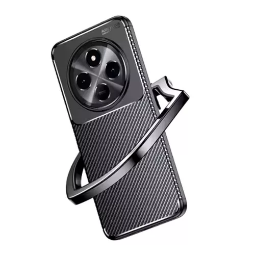 Techsuit - CarbonFiber szilikon tok - Samsung Galaxy S25 Edge - Fekete