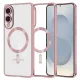 Techsuit - Luxury Crystal MagSafe - Samsung Galaxy S25 Edge - Pink