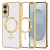 Techsuit - Luxury Crystal MagSafe - Samsung Galaxy S25 Edge - Gold