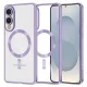 Techsuit - Luxury Crystal MagSafe - Samsung Galaxy S25 Edge - Light Purple