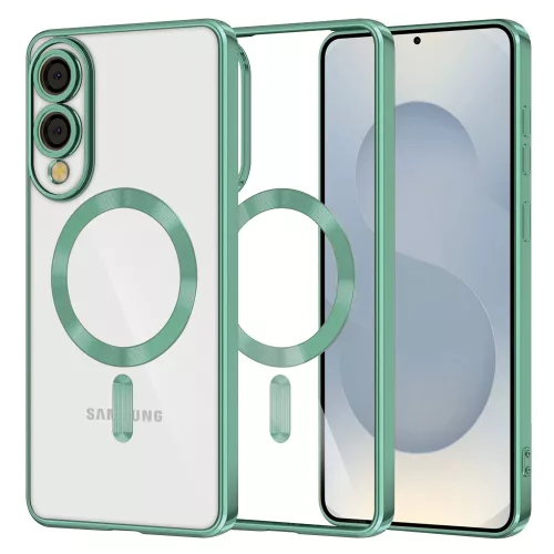 Techsuit - Luxury Crystal MagSafe - Samsung Galaxy S25 Edge - Light Green