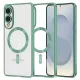 Techsuit - Luxury Crystal MagSafe - Samsung Galaxy S25 Edge - Light Green