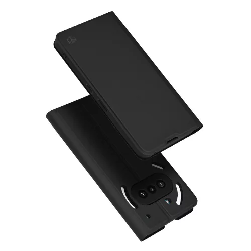 Techsuit - Magskin Book - Nothing Phone (3a) - Black