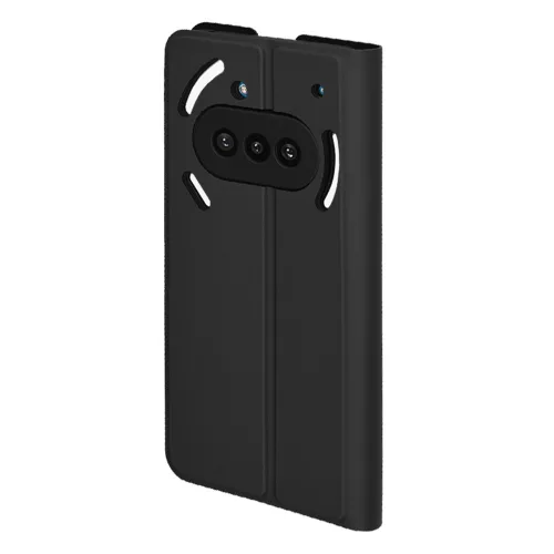 Techsuit - Magskin Book - Nothing Phone (3a) - Black