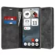 Techsuit - Confy Cover kinyitható tok - Nothing Phone (3a) - Fekete