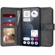 Techsuit - Diary Book kinyitható tok - Nothing Phone (3a) Pro - Fekete