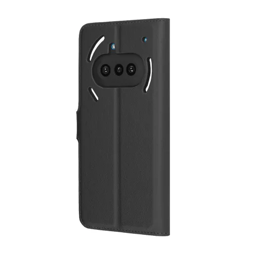 Techsuit - Leather Folio - Nothing Phone (3a) - Black